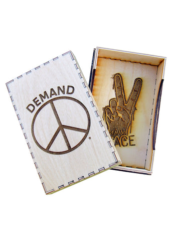 Demand Peace™ Wooden Box
